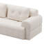 Canapé modulaire modulaire avec méridienne, structure en mousse complète, conception d'emballage par compression, revêtement en tissu tissé, canapé moderne surdimensionné pour le salon-1181420332