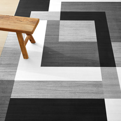 Oriental Machine Tufted Shag Area Rug