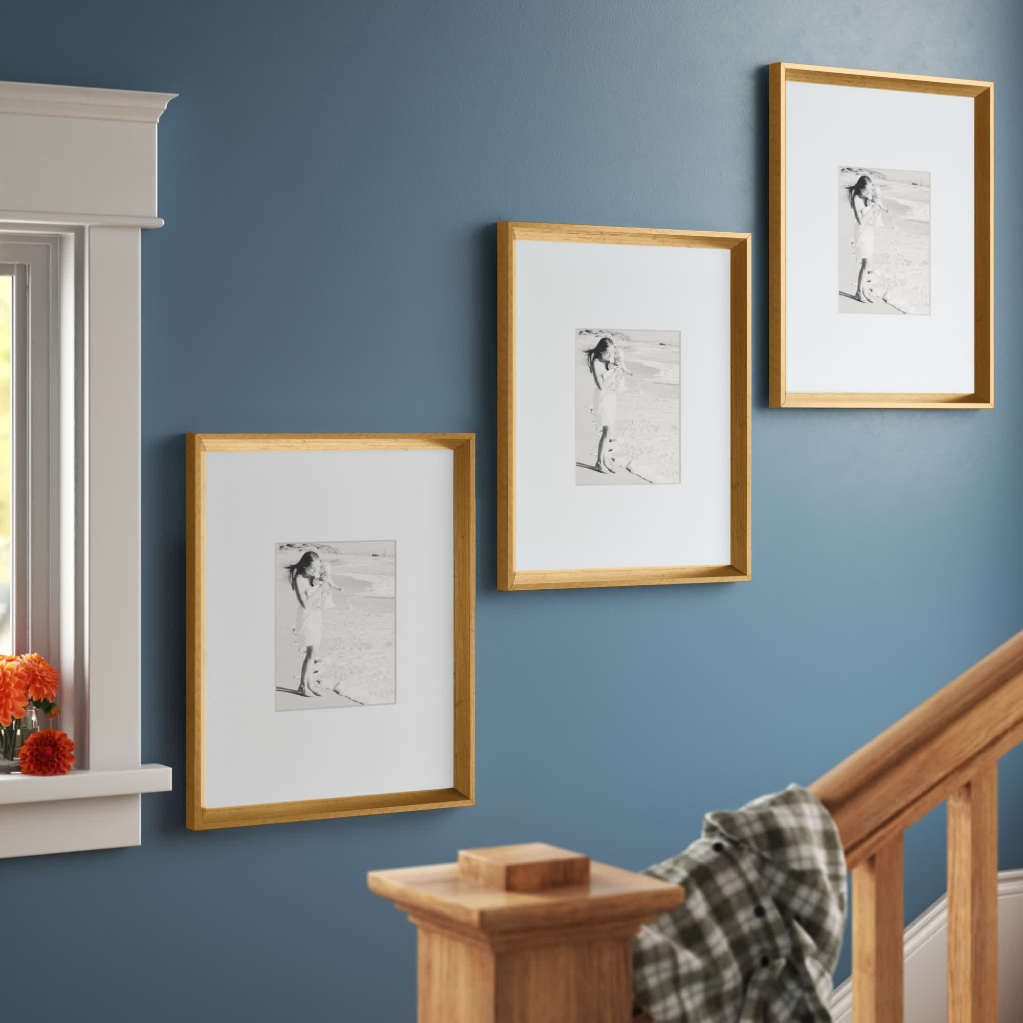 Wade Logan® Baislee 3 Piece Matte Plastic Single Picture Frame Set & Reviews | Wayfair