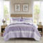 De literie pour très grand lit, courtepointe florale en microfibre pour la maison
