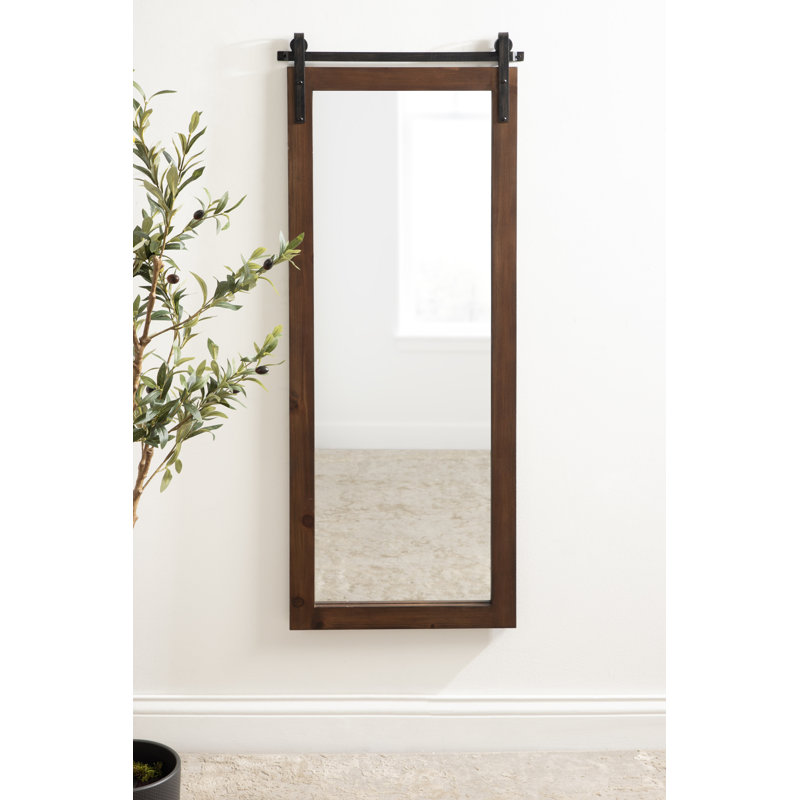 Miroir Dayanah, Noyer brun, 50.5" x 19.5"