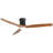 52" 3-Solid Wood Blade Transitional Modern Flush Mount Dimmable Led Ceiling Fan With Light Kit And Remote Control-673369065