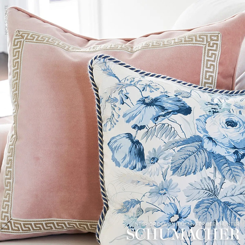 Rocky Performance Velvet Fabric, Blush