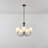 5-light Traditional Chandelier With Ribbed Glass Shades