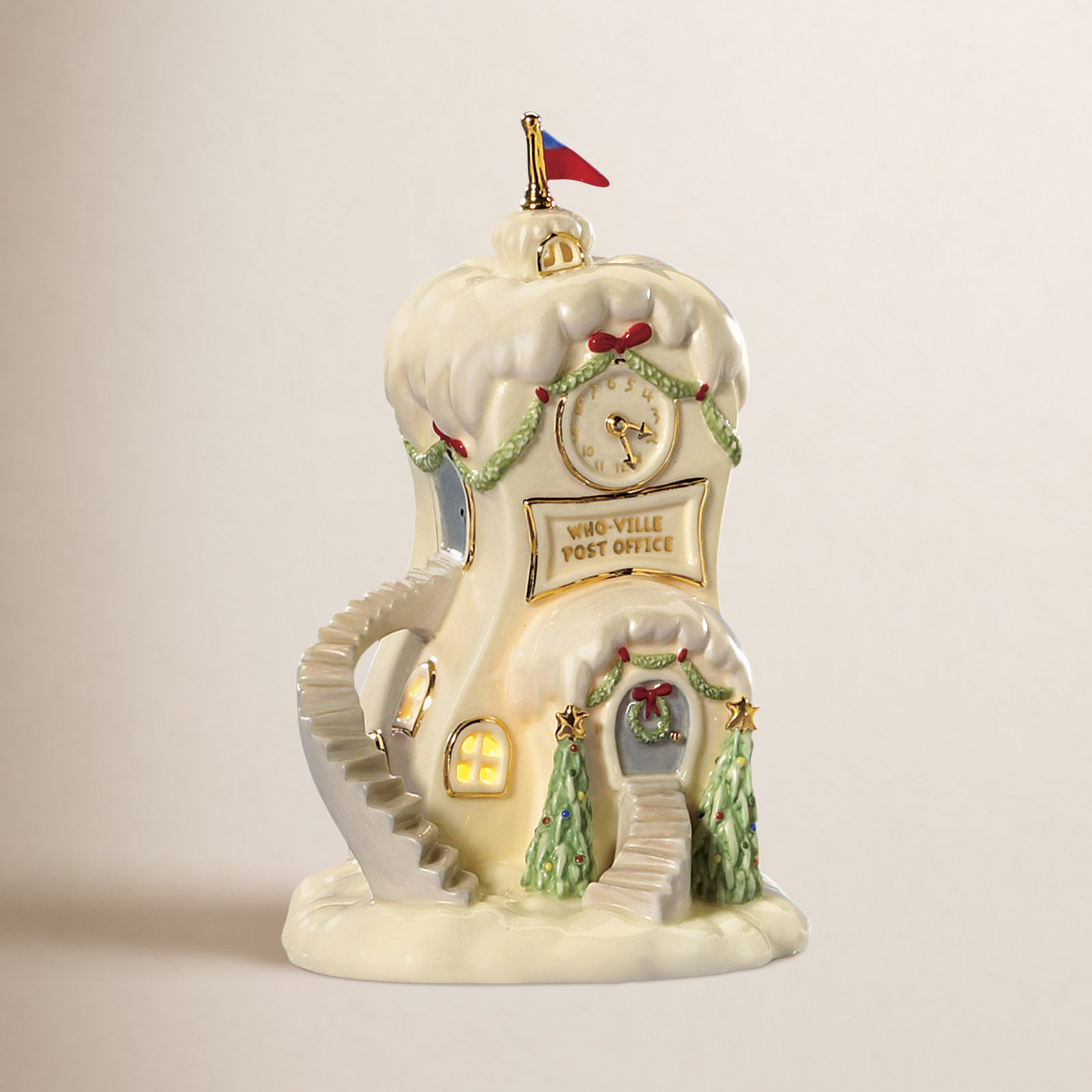 GRINCH Who-Ville Post Office Figurine