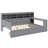 Wooden Daybed With Storage Shelves, Multi-Functional Bed With Two Storage Drawers And Study Desk-104039060