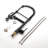 Heavy Duty Commercial Style Kitchen Sink Faucet, Single Handle Pre-Rinse Spring Sprayer Kitchen Faucets, High Arc Pull Down Kitchen Faucet