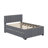 Full Upholstered Platform Bed with Trundle