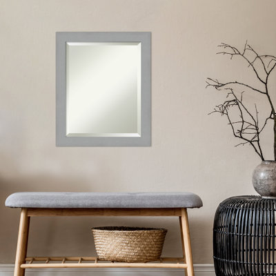 Miroir mural brossé