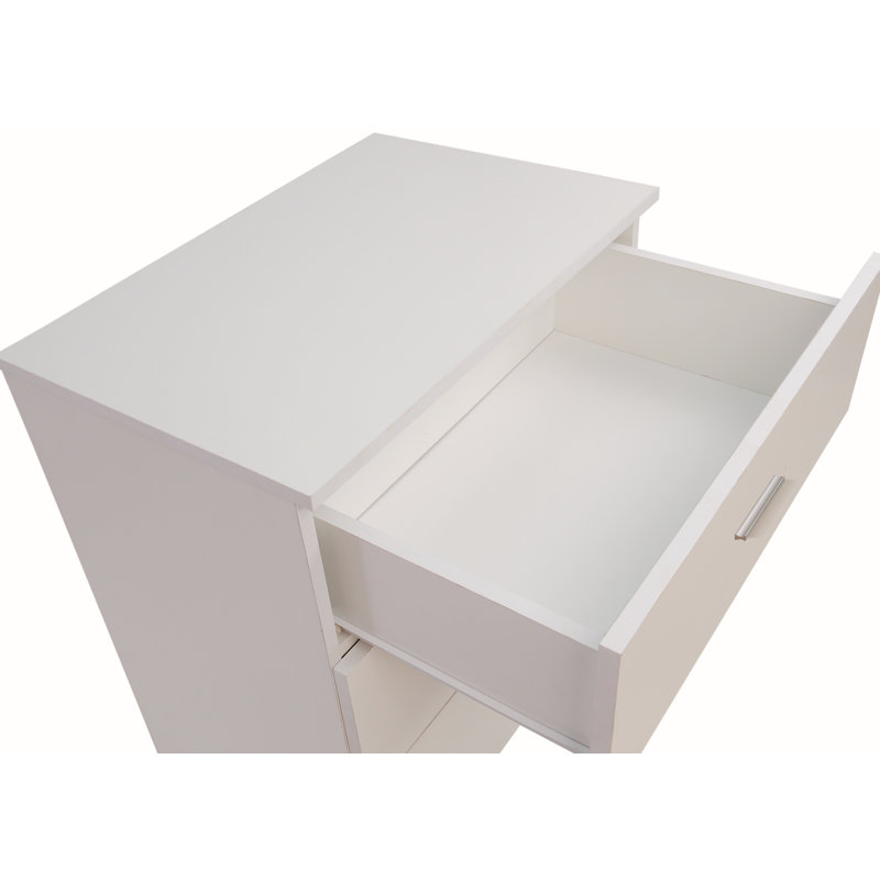 Willette 60cm W 3 - Drawer Chest of Drawers, White