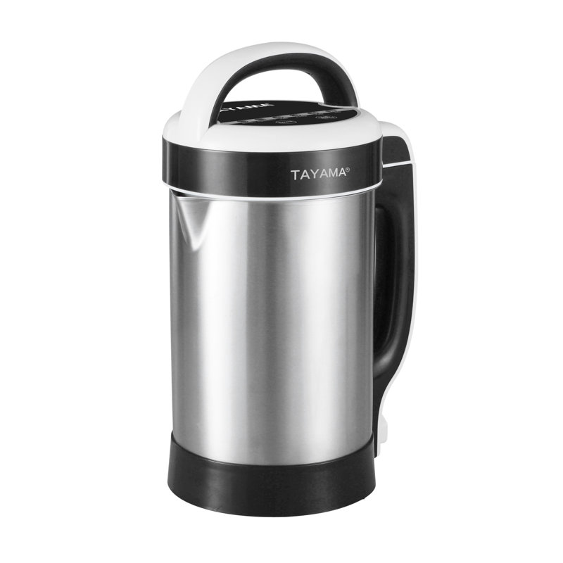 Cafetière multifonctionnelle en acier inoxydable et lait de soja Tayama, 1,3 L