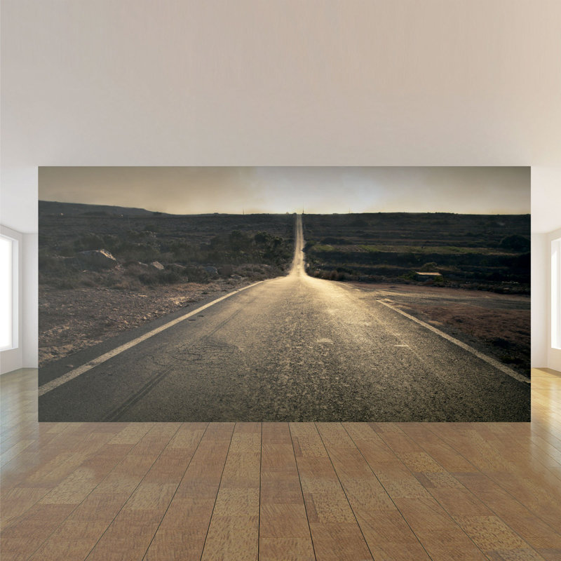 Panneau de papier peint paysage de désert Thor Thor, L 100,08 po x l 96 po