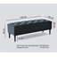 Alyana Wide Tufted Rectangle Ottoman Storage Bench - Upholstery Velvet Shoe Bench with Turned Wooden Legs-325840193-326681119