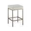 Oasis Upholstered Stool with Metal Frame