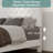 Mintz Vegan Leather Metal Platform Bed-1000080736-1000080750