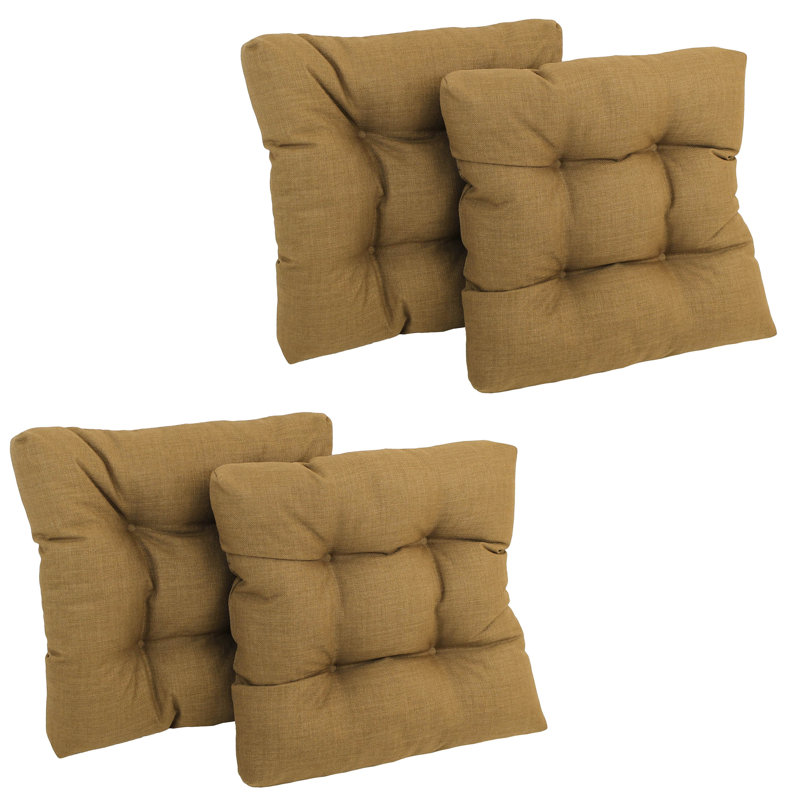 Outdoor 5'' Seat Cushion, Sandstone, 2, Polyester