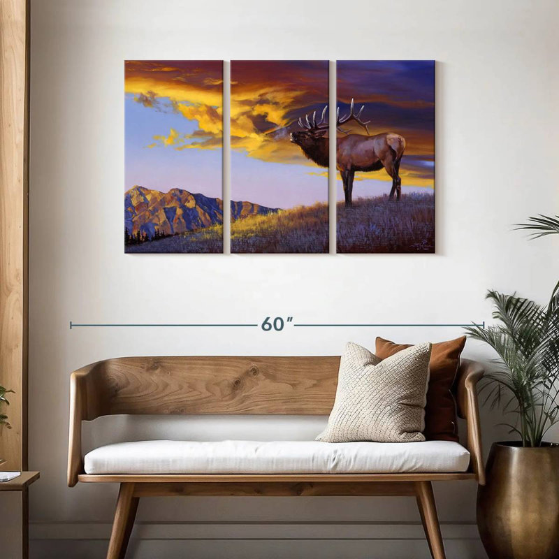 Brampt Reveille, 28" H x 45" W