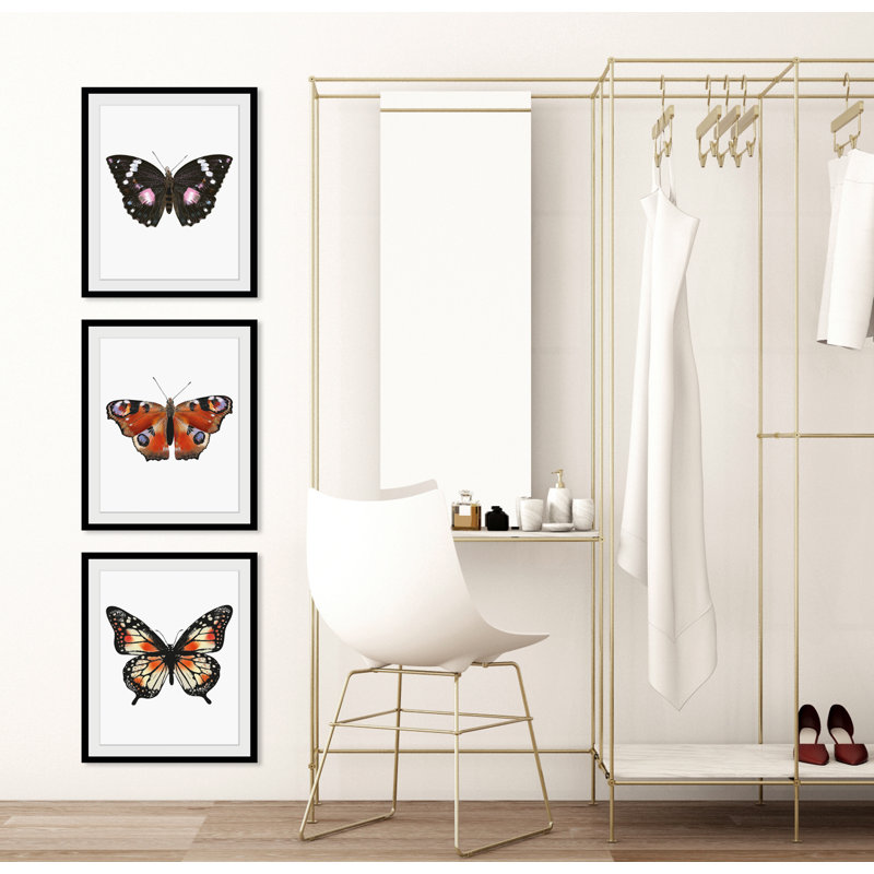 Butterfly - Single Picture Frame Print, 60 cm H x 50 cm W