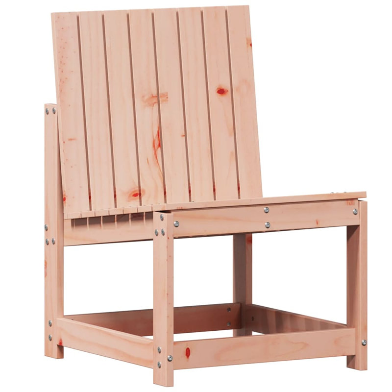 Saroyan Outdoor Armless Lounge Chair, Natural