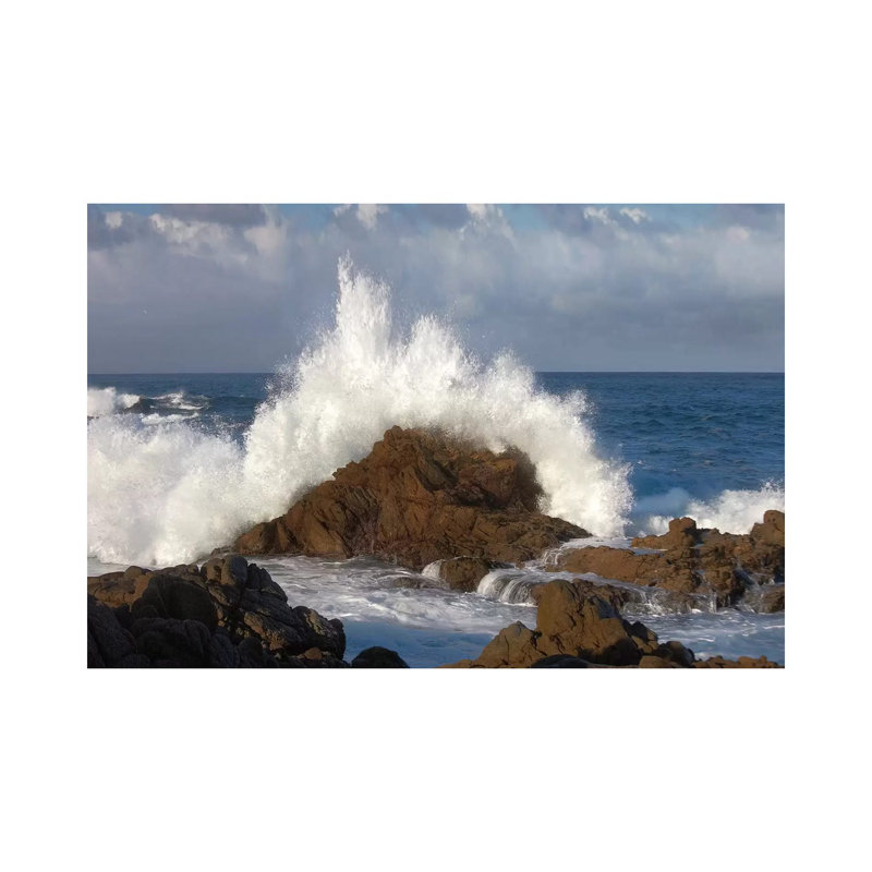 Crashing Waves At Garrapata State Beach, Big Sur, California by Tim Fitzharris - Wrapped Canvas Print