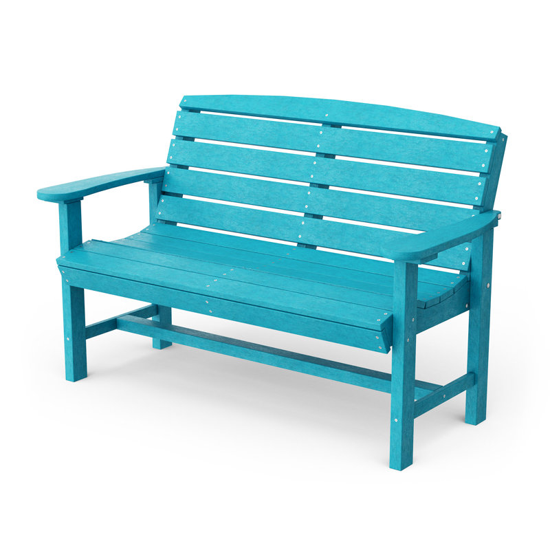 Banc d'extérieur classique, Bleu Aruba