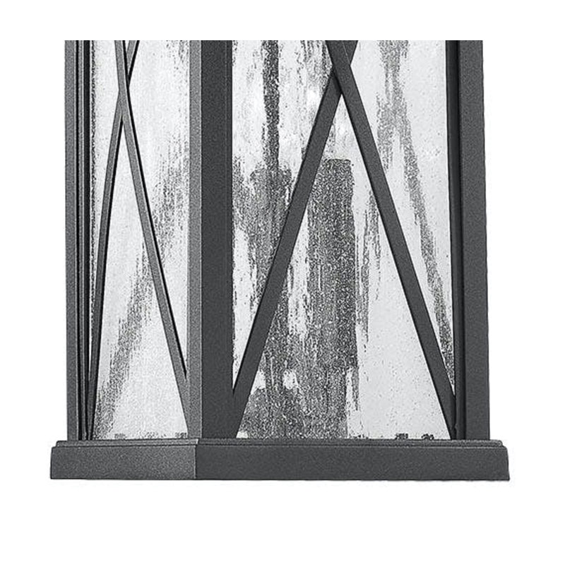 Lanterne suspendue d’extérieur 3 lumières black Whipe