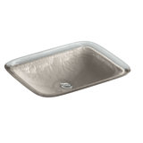 Kohler Inia, Artist Editions Rectangle Glass Wading Pool Bathroom Sink