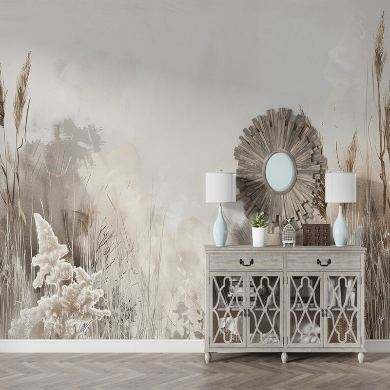 Chuchotement des herbes dans la brume d'automne, L 108 po x l 96 po