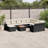 Vidaxl Garden Sofa Set Black