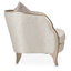 Fauteuil d'appoint Malibu Crest Jacquard Barrel - Blanc nuage / Chardonnay