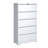 5-Drawer Metal Lateral File Cabinet with Lock, Durable and Secure Storage for Legal/Letter/A4/F4 Size Documents-265593677