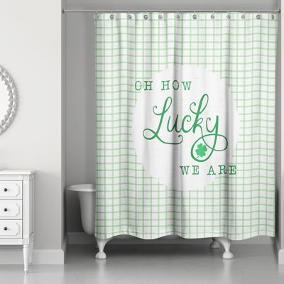 Oh How Lucky Shower Curtain