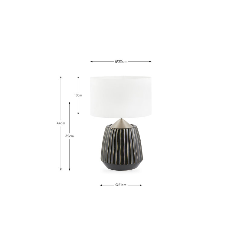 Artemis Ceramic Standard, 44cm H x 30cm W x 30cm D