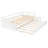 Extending Wooden Daybed with Trundle, White Finish-763770594