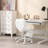 Lentz Upholstered 19'' Swivel Adjustable Height Novelty Chair, Faux Fur Kids Chair-1683594407