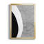 «Black and White Abstract II», reproduction sur toile encadrée-794834932-794834195