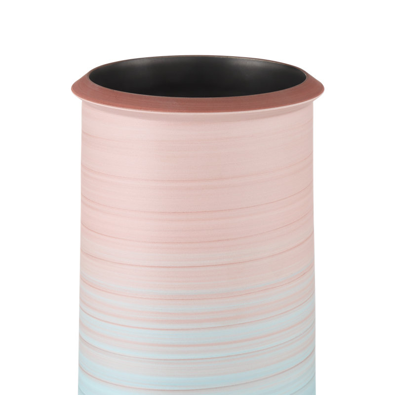 Happy 80'S Blue & Red Vase Set Of 2