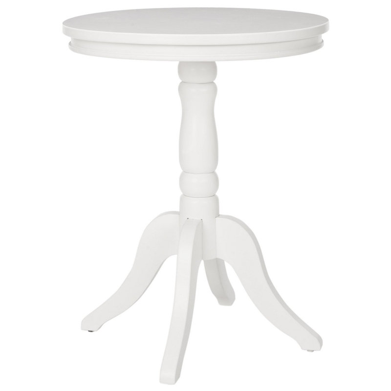 Table d'appoint Dariana, Blanc