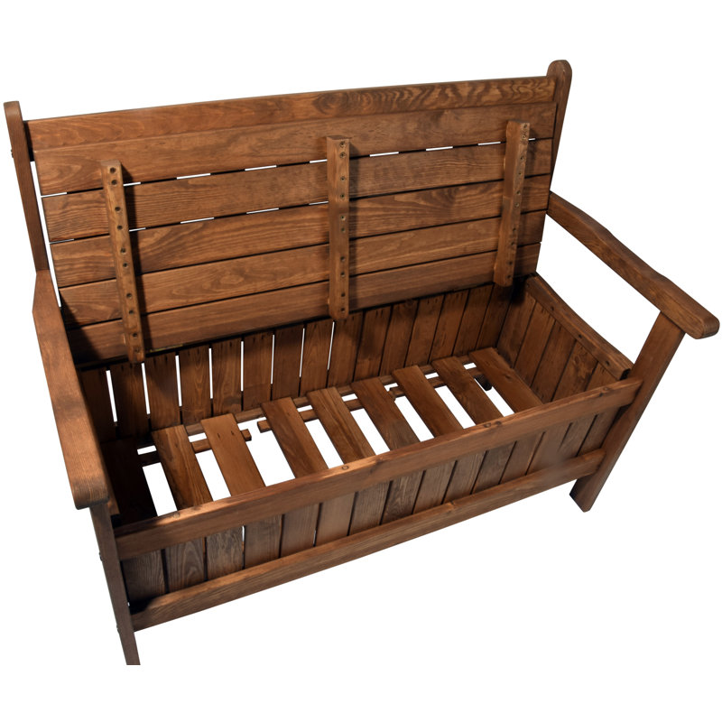 Phipps Solid Wood Pine Outdoor Bench