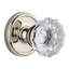 Grandeur Georgetown Rosette Privacy with Fontainebleau Crystal Door Knob-944566451-944566450