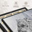 Impression sur toile Snow Leopard In Blizzard-102354475
