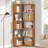 64.96" Tall 6 Tier Corner Bookshelf-1476556281