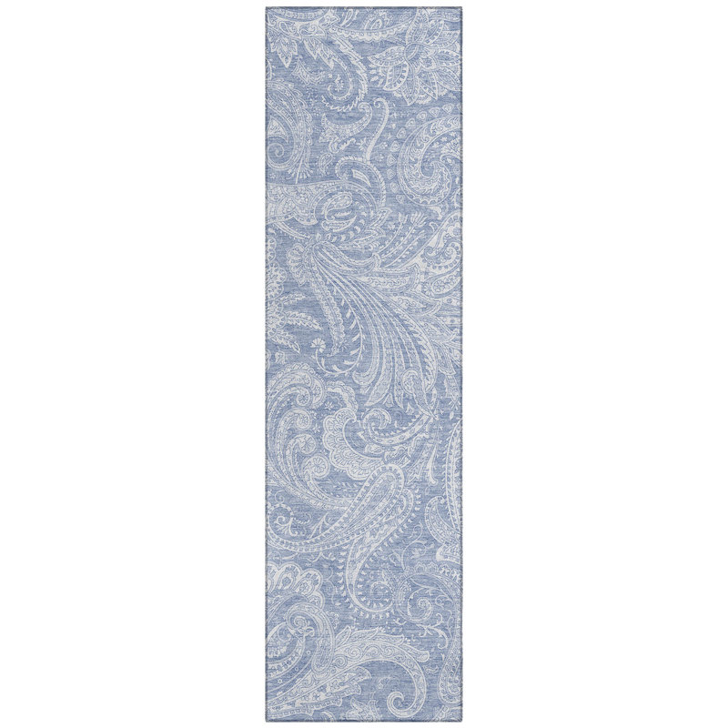 Fareham Washable Paisley Indoor / Outdoor Rug, Runner 2'3" x 7'6"