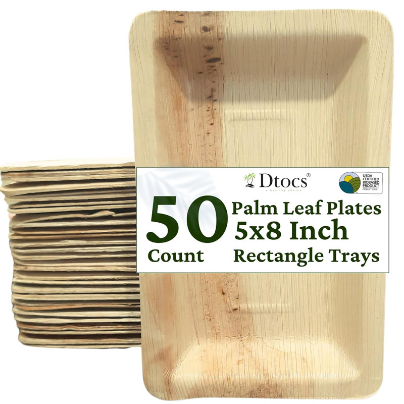 Assiette plate Palm Leaf