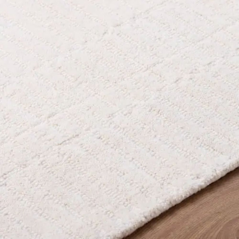 Tapis touffeté à la main Vista, Ivory, Rectangle 6' x 9'