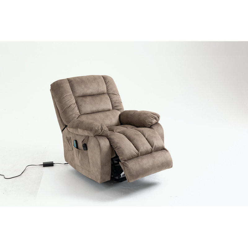 Fauteuil inclinable inclinable avec poche latérale, Chameau
