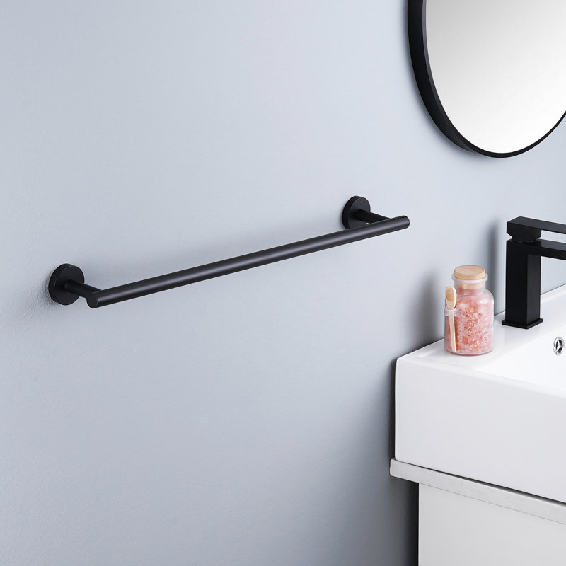 KES 24" Wall Mounted Towel Bar for Bathroom SUS304 Stainless Steel Kitchen Hand Towel Holder, Matte Black