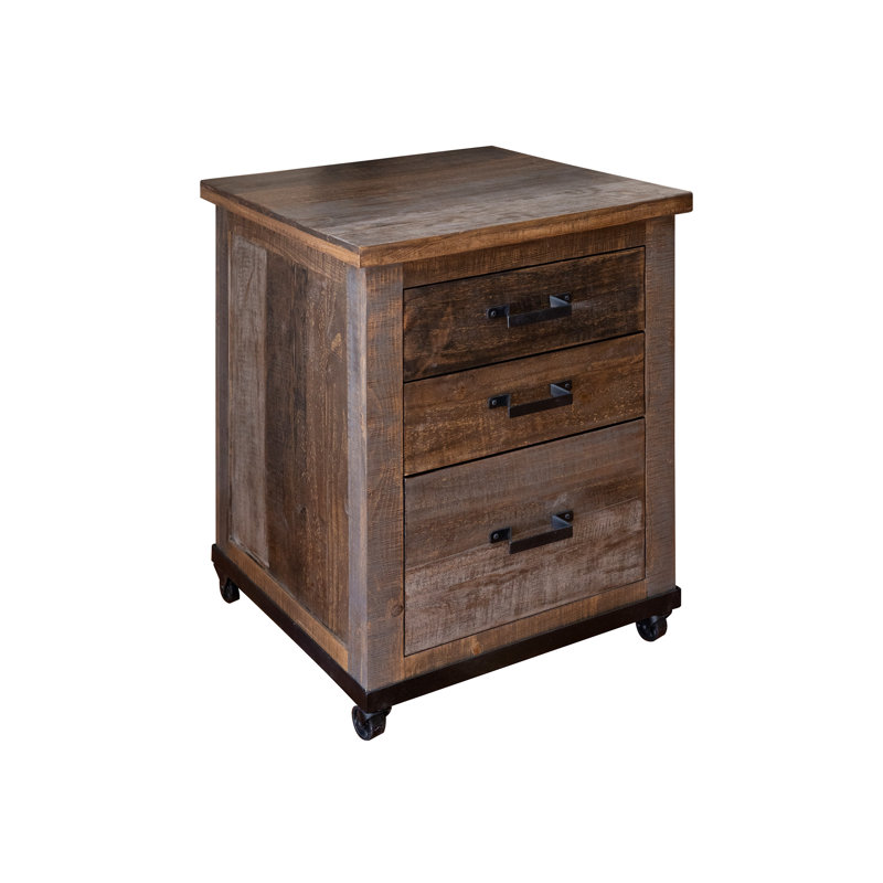 Dobby 3 Drawers File Cabinet (Fits Letter & Legal Size)