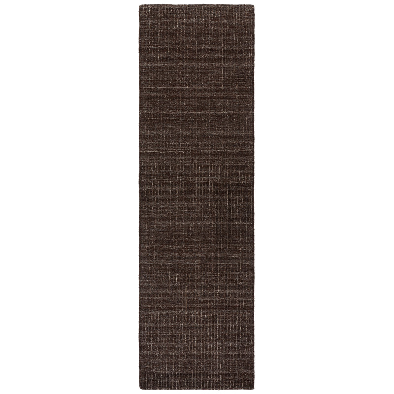 Abstract 468 Hand Tufted Wool Abstract Rug, 2'-3" X 8'-0" Runner
