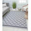 Tapis gris à motif géométrique Tibbs-1610380754